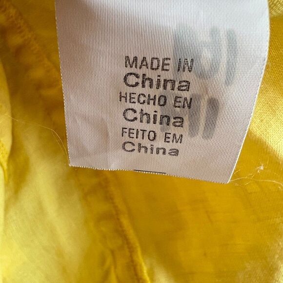 See By Chloe' Yellow Linen Summer Dress Size 2 - Picture 8 of 8